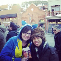 With a Budding Filmmaker on Main Street