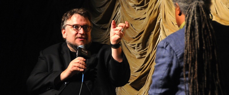 Guillermo del Toro in conversation with Elvis Mitchell after a screening of Pacific Rim at Film Independent at LACMA