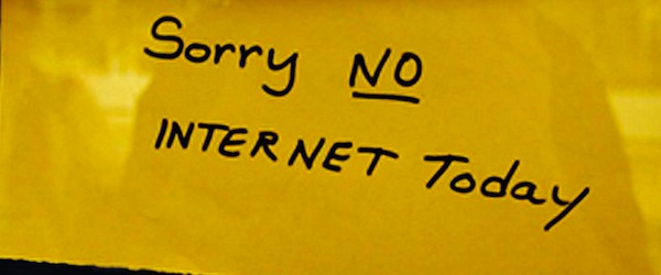 no internet