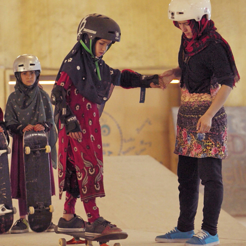 Sociable parade friction Learning to Skateboard in a Warzone (if you're a girl) - Film Independent