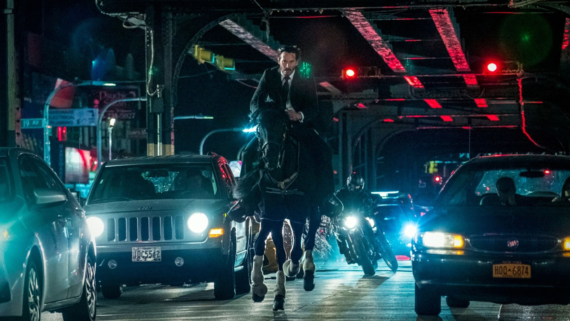 John Wick Bike Chase Scene, John Wick: Chapter 3 Parabellum